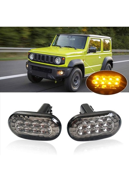 Suzuki Jimny Için 6x Amber LED Yan Işaret Işıkları JB74 JB64 2018- Turn Sinyal Göstergesi Işık Değiştirme Füme (Yurt Dışından) modelleri
