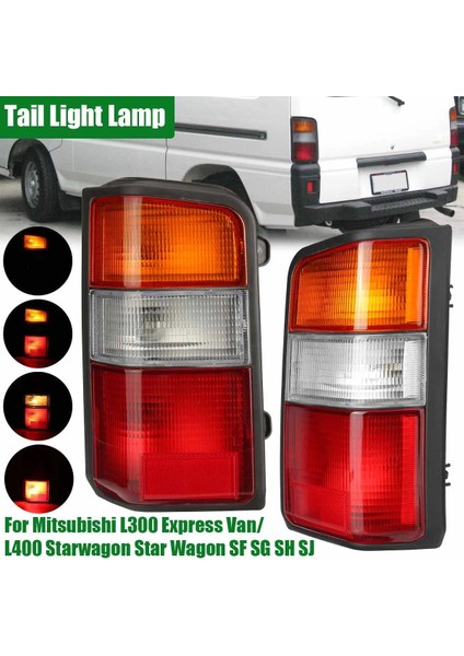 Mitsubishi L300 Ekspres Van L400 Starwagon Star Wagon Sf Sg Sj 1986-2005 Için 2x Tail Işık Sinyal Lambası (Yurt Dışından) fiyatları