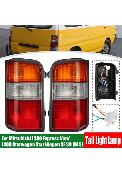 Mitsubishi L300 Ekspres Van L400 Starwagon Star Wagon Sf Sg Sj 1986-2005 Için 2x Tail Işık Sinyal Lambası (Yurt Dışından) modelleri
