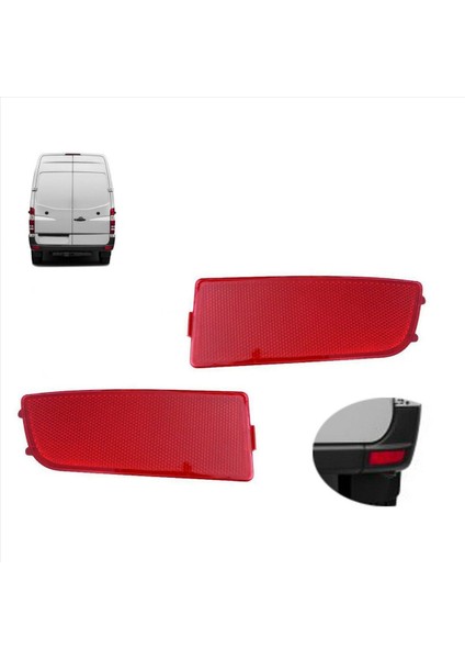Mercedes Için 5x Benz Dodge Sprinter W906 2006-2016 Arka Tampon Reflektör Işığı (Yurt Dışından) indirimleri