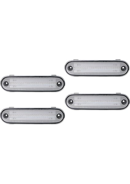 4pcs/set LED Yan Işaretleyici Işığı Temiz Lens Ön Arka Dönüş Sinyali Işıkları Mazda Mx-5 Mx5 Miata Için Yanıp Sönen Lamba 1990-2005 (Yurt Dışından)