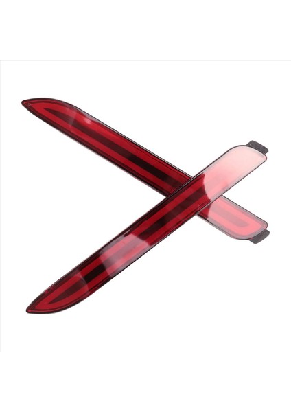 2x LED Tampon Reflektörü Toyota Için Parlak Kırmızı Lens Fren Lambaları Camry 2006-2014 (Yurt Dışından)