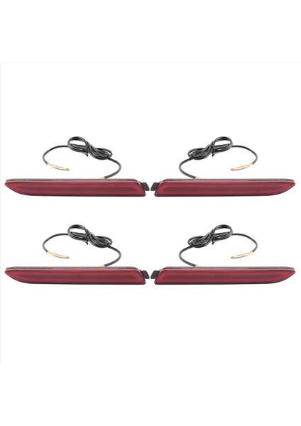 2x LED Tampon Reflektörü Toyota Için Parlak Kırmızı Lens Fren Lambaları Camry 2006-2014 (Yurt Dışından) fiyatları