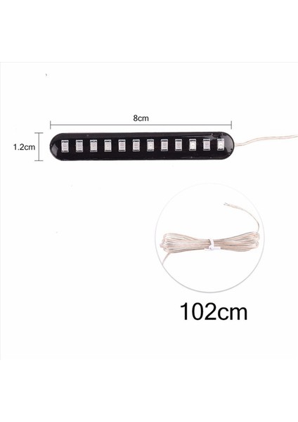 8 Adet Akan Su Kuyruğu Fren Lambaları 12 LED Dönüş Sinyalleri Şerit 3528SMD Plaka Işık Yanıp Sönen Durdurma Titreşimi (Yurt Dışından) fırsatları