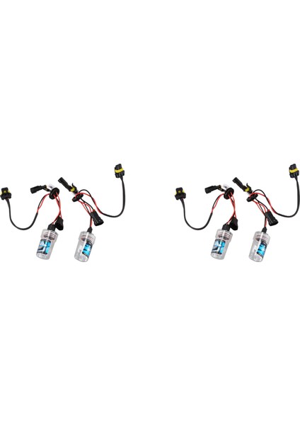 4x 55W H11 Xenon Hid Ön Işık Far Araba Ksenon Lamba Işığı (6000K) (Yurt Dışından)