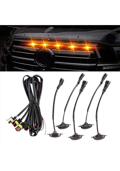 10 Adet Araba Ön Izgara Işıkları Dodge Durango Için Uygun (Yurt Dışından) indirimleri