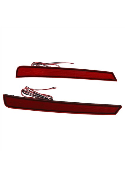 Araba LED Arka Tampon Reflektörü Işık Arka Lamba Sis Toyota Vellfire Için Işık 40 Serisi 2023+ Kırmızı (Yurt Dışından)