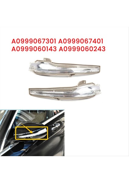 Yan Ayna Göstergesi Mercedes Için Sinyal Lambaları Benz W205 W213 W222 C217 W222 Dikiz Ayna Işığı A099067301 L (Yurt Dışından) indirimleri