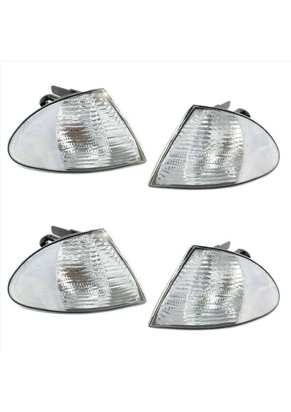2x Çift Park Sinyal Köşe Işaretleyici Işıkları Lambalar Bmw 3 Serisi E46 1999-2001 Sedan Vagonu 63136902765 63136902766 (Yurt Dışından)