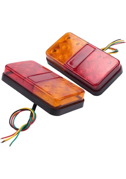 4pcs Araba LED Römork Kuyruk Işığı 12V-80V Kamyon Yan Işık 10LED Kamyon Turn Sinyal Işık Kamyon Tekne Pikap Rv Utv (Yurt Dışından) fırsatları