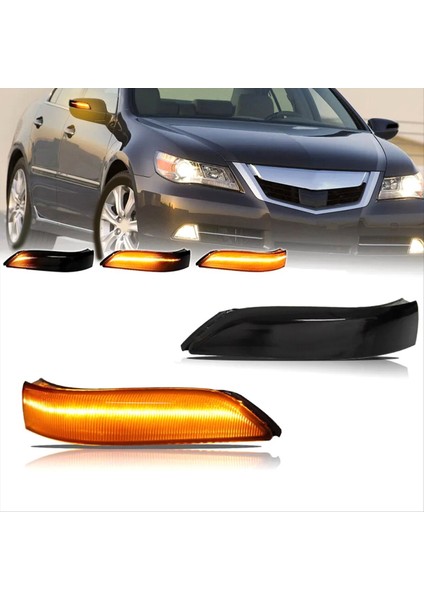 Honda Accord Için Dinamik LED Sinyal Yan Ayna Işığı 2008-2013 &amp Acura Rl 2006-2009 34350-SJA-G02 34300-SJA-G02 (Yurt Dışından) indirimleri