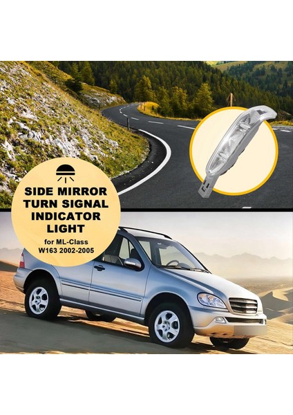 Yan Kapı Ayna LED Gösterge Işığı Mercedes ml Sınıfı W163 2002-2005 Dikiz Dönüş Sinyal Lambası A1638200621 Sağ (Yurt Dışından) indirimleri