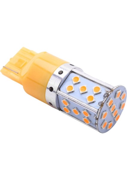6x T20 7440 W21W LED Ampul 3030 35SMD Canbus LED Lamp Araç Deniz Sinyal Işıkları Amber Aydınlatma 12V 24V (Yurt Dışından) fırsatları