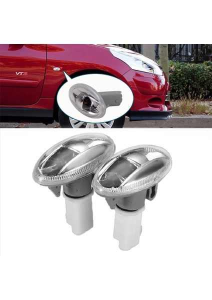 8pcs Araba Ortağı Yan Direksiyon Göstergesi Peugeot 108 107 407 206 6325G3 Için Citreon C1 C2 C3 Picasso (Yurt Dışından) indirimleri