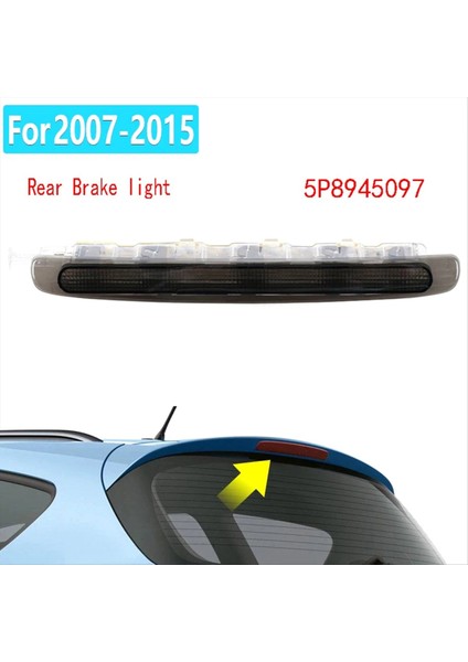 Altea Koltuğu Için Siyah Yüksek Montaj Fren Lambası Altea Xl Tip 5p Altea Freetrack Tip 5p 2006-15 Arka Fren Işığı 5P8945097 (Yurt Dışından) fiyatları