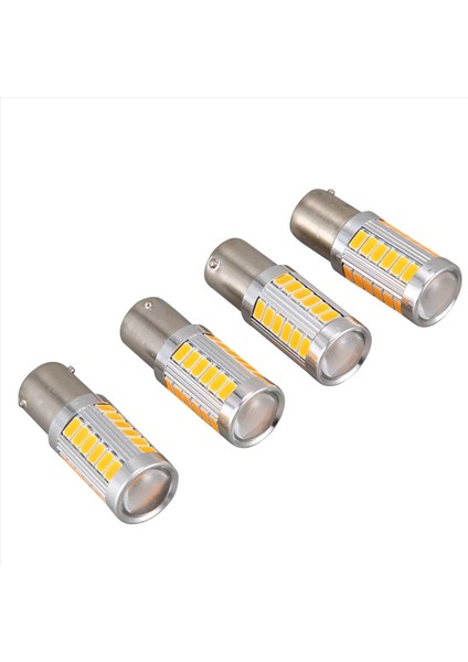 16PCS Amber 1156PY BAU15S PY21W LED 33SMD Araç Kayası Fren Ters Sinyal Ampul Y (Yurt Dışından) fiyatları