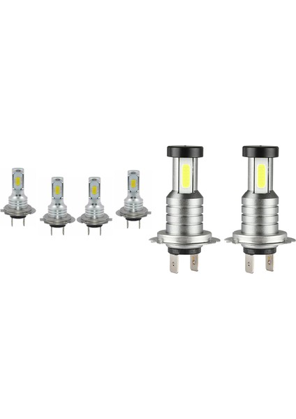 6 Pcs H7 Combo LED Far Kiti Ampuller Yüksek Düşük Işın 6000K Kit 240W 52000LM ve 100W 30000LM (Yurt Dışından)