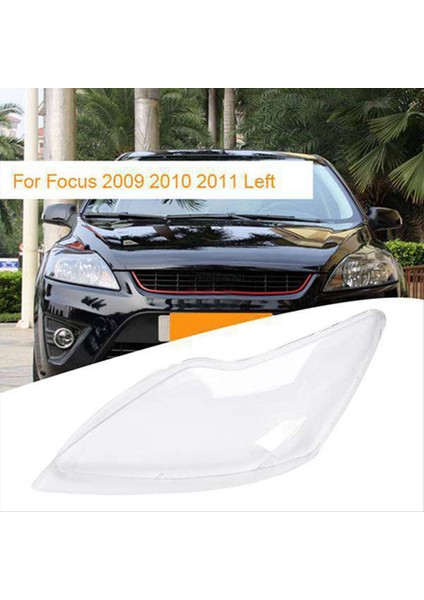 1 Çift Ön Farlar Kapak Kabuğu Şeffaf Lens Lambası Ford Focus Için 2009-2011 Ford Parçaları (Yurt Dışından) modelleri