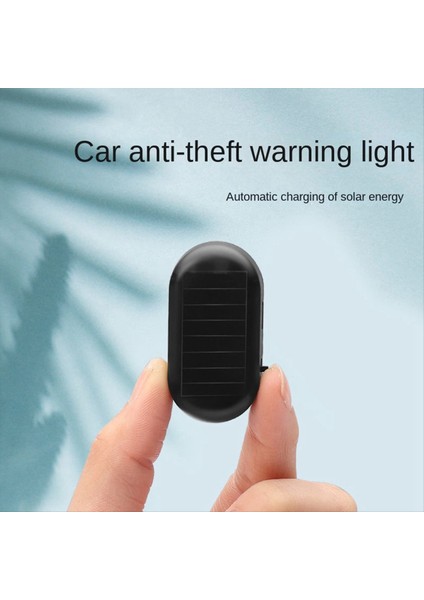 4 Adet Araba Güneş Enerjisi Simüle Kukla Alarm Uyarı Hırsızlığı Önleyici LED Yanıp Sönen Güvenlik Işığı Simülasyon Lambası Mavi ve Kırmızı (Yurt Dışından) fiyatları