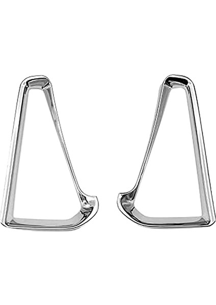 Toyota Noah/voxy 80 Serisi Değiştirilmiş Arka Sis Lambası Dekoratif Parlak Çerçeve Gümüş (Yurt Dışından)