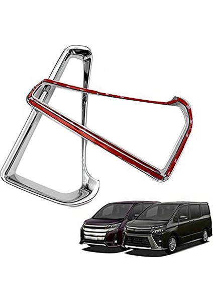 Toyota Noah/voxy 80 Serisi Değiştirilmiş Arka Sis Lambası Dekoratif Parlak Çerçeve Gümüş (Yurt Dışından) modelleri