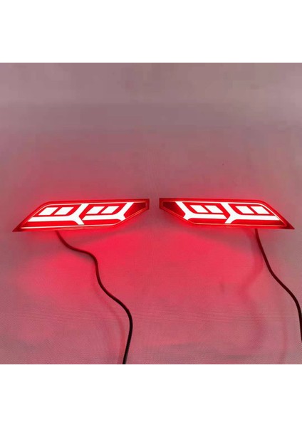 Araba LED Arka Sis Lambası Fren Lambası Arka Tampon Dekorasyon Lambası Mitsubishi Pajero Sport 2018 2019 2020 (Yurt Dışından) fırsatları