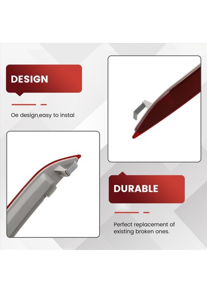 Sağ Arka Reflektör Bmw X4 M G02 X4 20DX 20IX 25DX 30DX 30IX Arka Fren Uyarı Lambu 63148497424 (Yurt Dışından) modelleri