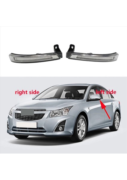 Chevrolet Için 3x Cruze J300 2009 - 2015 Araba LED Bölümü Yanılılması Işık Dönüş Sinyali Işık 94537660 Sol (Yurt Dışından) fiyatları