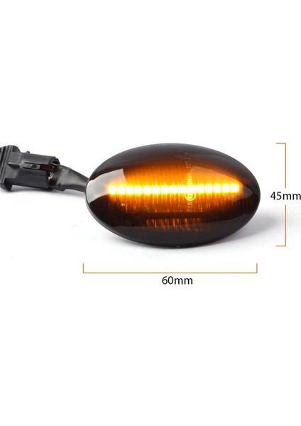 2pcs LED Dinamik Yan Işaretli Işıklar Opel Corsa B Corsa C Astra F Combo B Combo C Için Sinyal Gözcü Lambaları (Yurt Dışından)