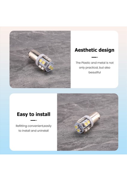 4x T11 BA9S T4W 233 Bayonet 10 Smd LED Araç Koolu Iç Yan Açık Beyaz (Yurt Dışından) fiyatları