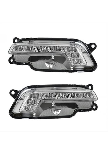 LED Gündüz Koşu Işıkları Drl Alt Tampon Izgarası Mercedes Benz W212 E300 E350 E500 2009-2013 Sol ve Sağ (Yurt Dışından)