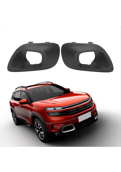 1 Çift Sis Far Çerçeve Kapağı 9817829777 9817829977 1926348X Citroen C5 Aircross Için Sis Lamba Trim (Yurt Dışından)