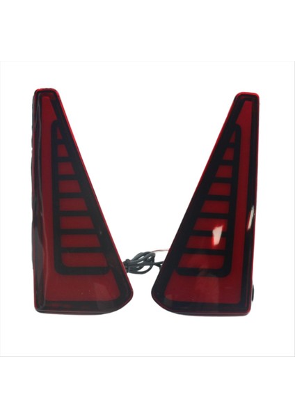 Araba Arka Tampon Arka Lamba Dinamik Dönüş Sinyali Işıkları Yansıtıcı Işık LED Fren Lambası Toyota Noah Voxy 80 Seires (Yurt Dışından)