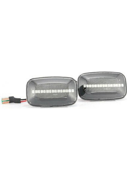 4x Dinamik LED Işaretleyici Çamurluk Işıkları Akan Toyota Land Cruiser Landcruiser 70 80 100 Serisi Için Dönüş Sinyali Işığı (Yurt Dışından) modelleri