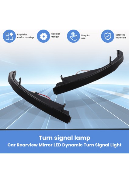 Araba Dikiz Aynası LED Dinamik Dönüş Sinyali Lambası Göstergesi Lamba Lambası Lambası Lambası Lada Priora 2008-2018 Için (Yurt Dışından) fırsatları