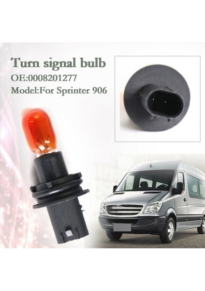 Mercedes-Benz Dodge Sprinter / Crafter 2006+ Yan Kanat Ayna Göstergesi Ampul Tutucu Turn Sinyal Sinyali Ampul L &amp R (Yurt Dışından) indirimleri