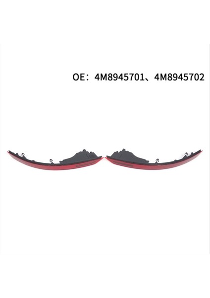 Audi Q8 Için Rsq8 Sq8 2019-2022 Araba Sol Arka Tampon Reflektörü Fren Lambası Arka Kuyruk Lambası 4M8945701 (Yurt Dışından) modelleri