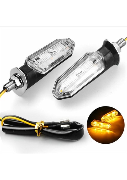 6pcs Universal LED Motosiklet Dönüş Sinyali Işık Arka Işık Lambası 12V IP67 Su Geçirmez Kehribar Flaşör Göstergesi Göz Kırpıcı (Yurt Dışından) modelleri
