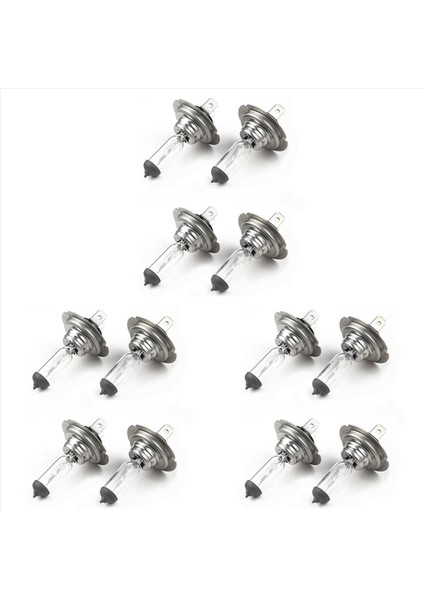 12 x H7 Araba Far Ampulleri 12V / 55W Halojen Standart Lamba Işığı (Yurt Dışından)