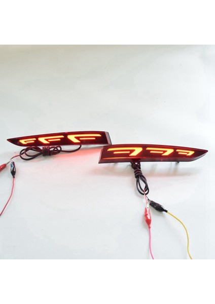 1paır Araç LED Arka Tampon Reflektör Uyarı Fren Lambası Arka Lamba Park Sis Lambası Hyundai Solaris Accent 2017-2019 (Yurt Dışından) fırsatları