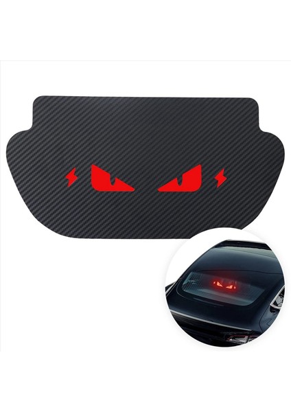 Tesla Model Y Için 2x Fren Işık Çıkartması Şeytan Göz Arabası Arka Ilight Sticker Otomotiv Dış Yaratıcı Çıkartma (Yurt Dışından) fiyatları