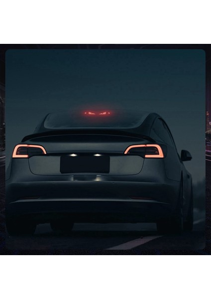Tesla Model Y Için 2x Fren Işık Çıkartması Şeytan Göz Arabası Arka Ilight Sticker Otomotiv Dış Yaratıcı Çıkartma (Yurt Dışından) modelleri