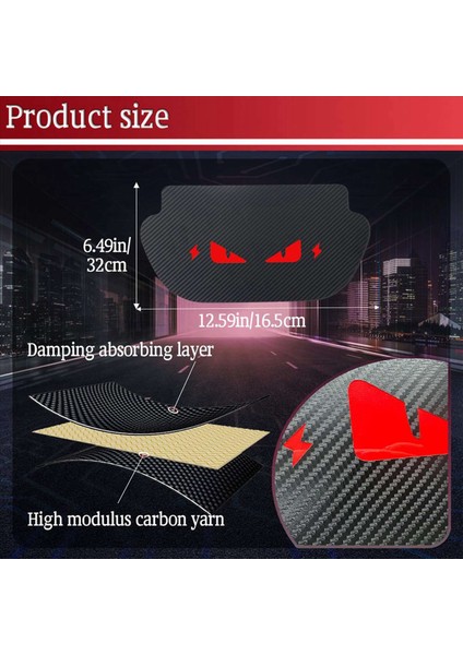 Tesla Model Y Için 2x Fren Işık Çıkartması Şeytan Göz Arabası Arka Ilight Sticker Otomotiv Dış Yaratıcı Çıkartma (Yurt Dışından) fırsatları