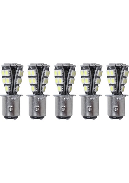 5x 1157 P21W BAY15D 5050 18 Smd LED Kuyruk Fren Durdur Ampul Beyaz (Yurt Dışından)