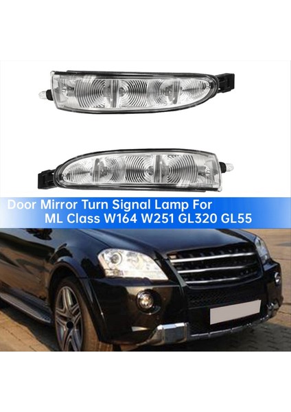 Mercedes Için Kapı Aynası Dönüş Sinyal Lambası Benz ml Sınıf W164 W251 GL320 GL550 Yan Ayna Göstergesi Işık A1648200521 L (Yurt Dışından) fırsatları