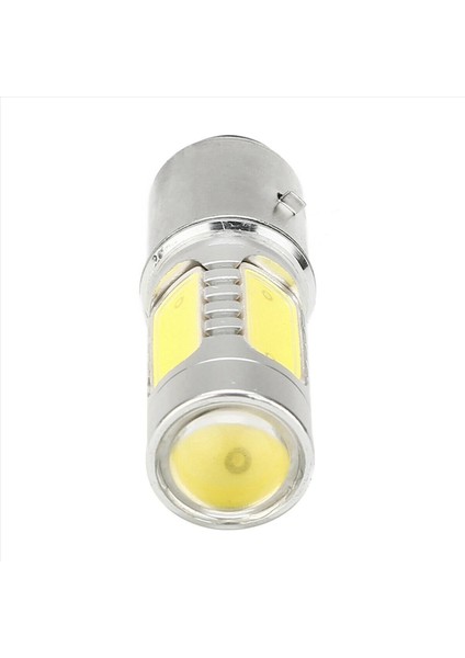 2x Motosiklet Far 12V H6 BA20D 4 Cob LED Beyaz Ampul Işığı Moped Atv Farına Uygun (Yurt Dışından) fiyatları