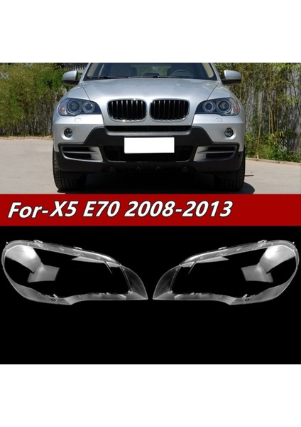Araba Ön Far Kapağı Abajur Lambası Lamba Far Farlar Lens Kapağı Bmw X5 E70 2008-2013 Sol (Yurt Dışından) indirimleri