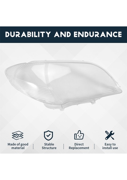 Toyota Vios Için 2006 2007 Sağ Far Kabuk Lambası Gölgesi Şeffaf Lens Kapak Far Kapağı (Yurt Dışından) indirimleri