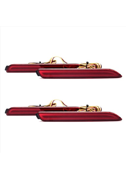 Toyota Için 2x Camry Sienna Avalon Rav4 Wish Fortuner LED Arka Tampon Sis Hafif Kuyruk Freni Durdurun Reflektör Sürüş Lambası (Yurt Dışından)