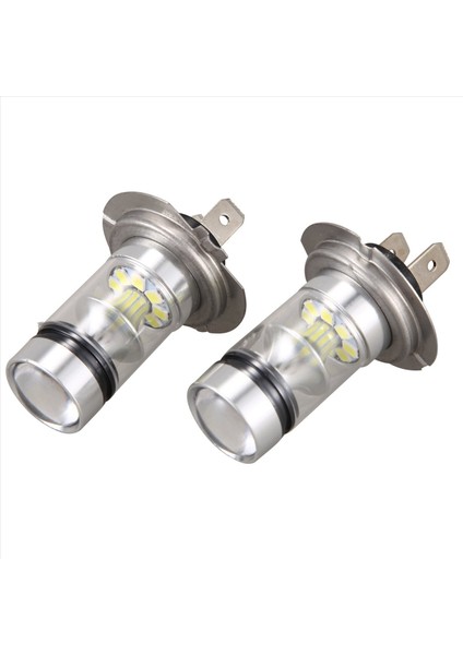 3 Çift Yüksek Güçlü LED H7 Ampul 100W 20W 20W Araba Sis Far Farlar 6000K Beyaz (Yurt Dışından) fiyatları
